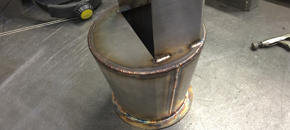 Welding food funnel