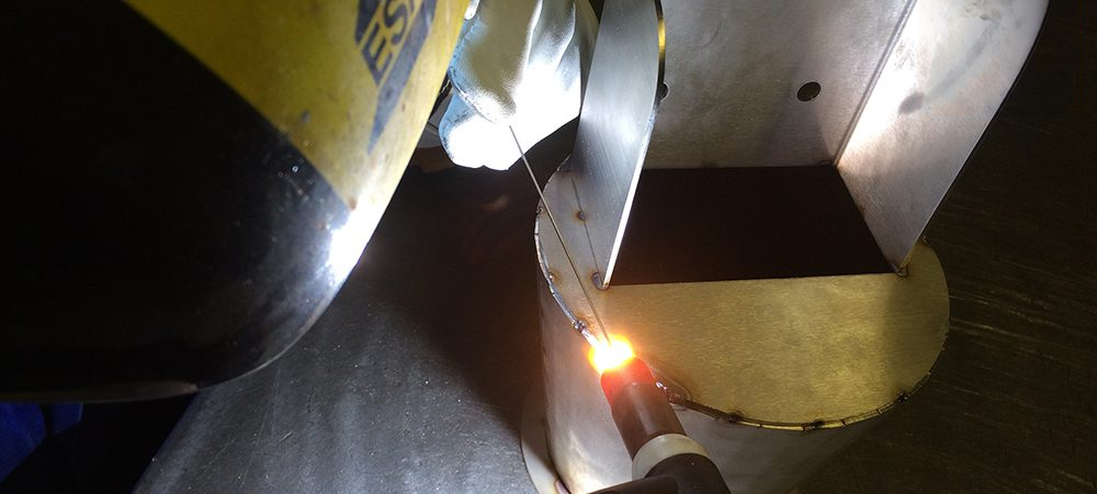 Welding food funnel