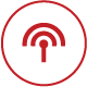 A red icon for telecoms