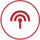 A red icon for telecoms